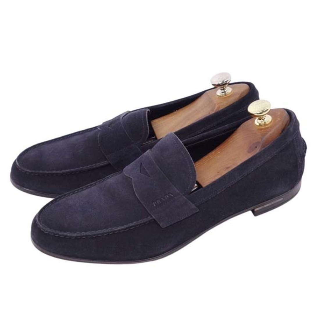 PRADA - 極美品 プラダ PRADA ローファー スウェード レザー PRADA - 極美品 プラダ PRADA ローファー スウェード レザー