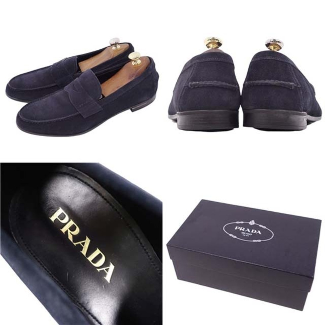 PRADA - 極美品 プラダ PRADA ローファー スウェード レザー PRADA - 極美品 プラダ PRADA ローファー スウェード レザー