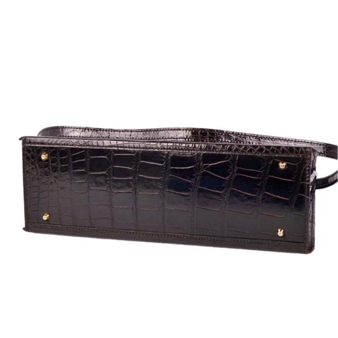 希少 美品 ワニ カイマン 2way バンド ショルダー バッグ - バッグ 希少 美品 ワニ カイマン 2way バンド ショルダー バッグ - バッグ