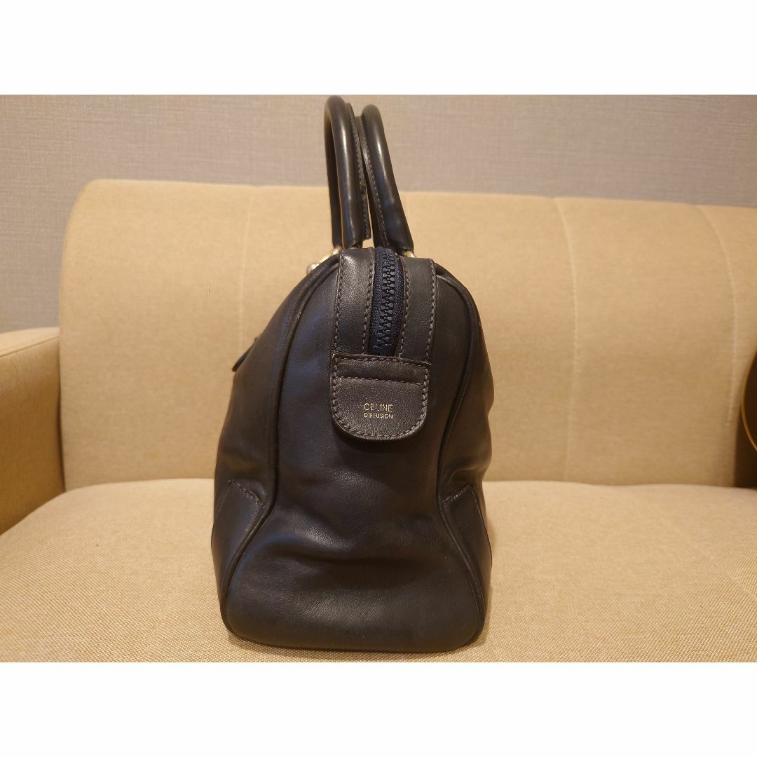 セリーヌ レザー ミニボストンバッグ ハンドバッグ CELINE セリーヌ レザー ミニボストンバッグ ハンドバッグ CELINE