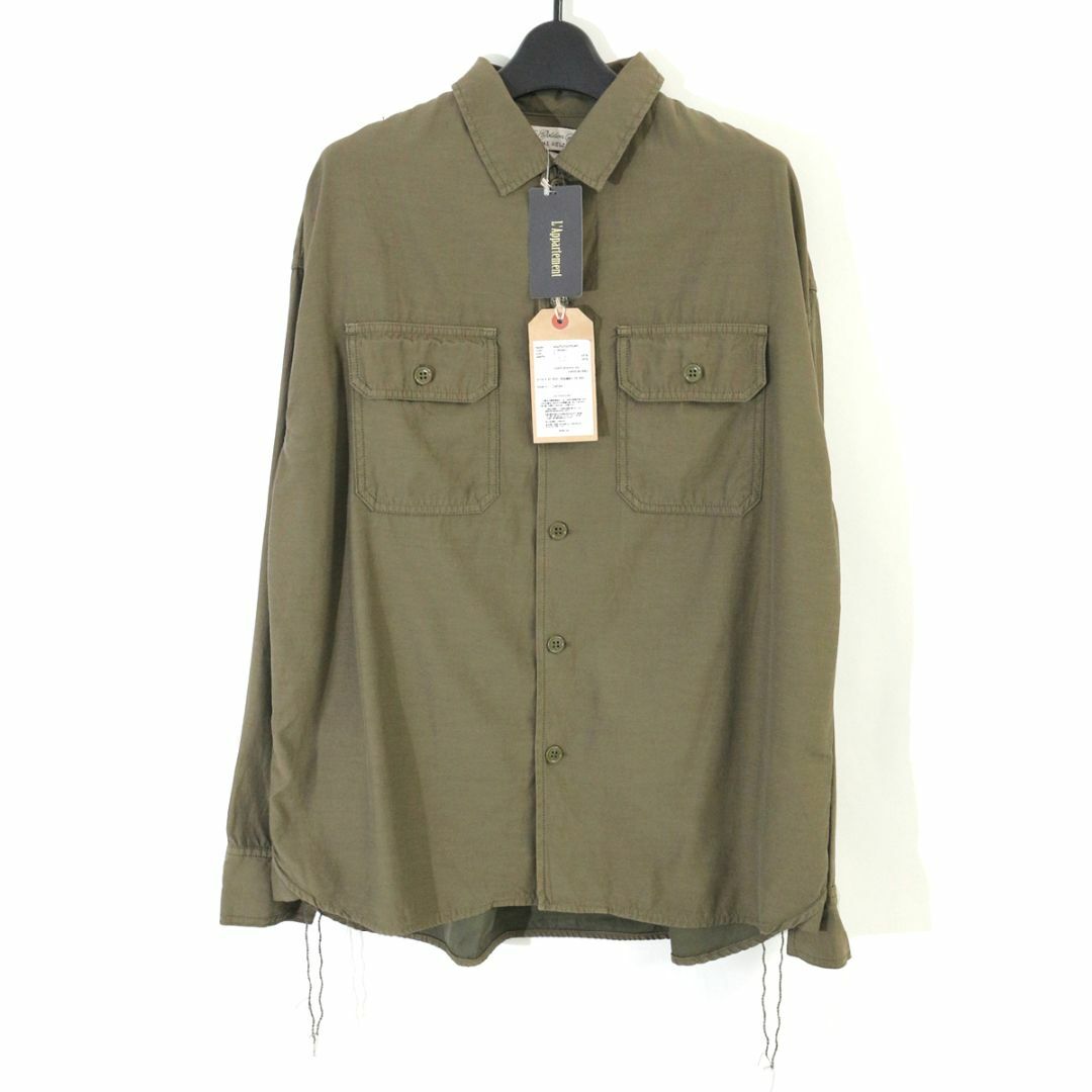 アパルトモン購入 レミレリーフ 23AW ミリタリーシャツ アパルトモン購入 レミレリーフ 23AW ミリタリーシャツ