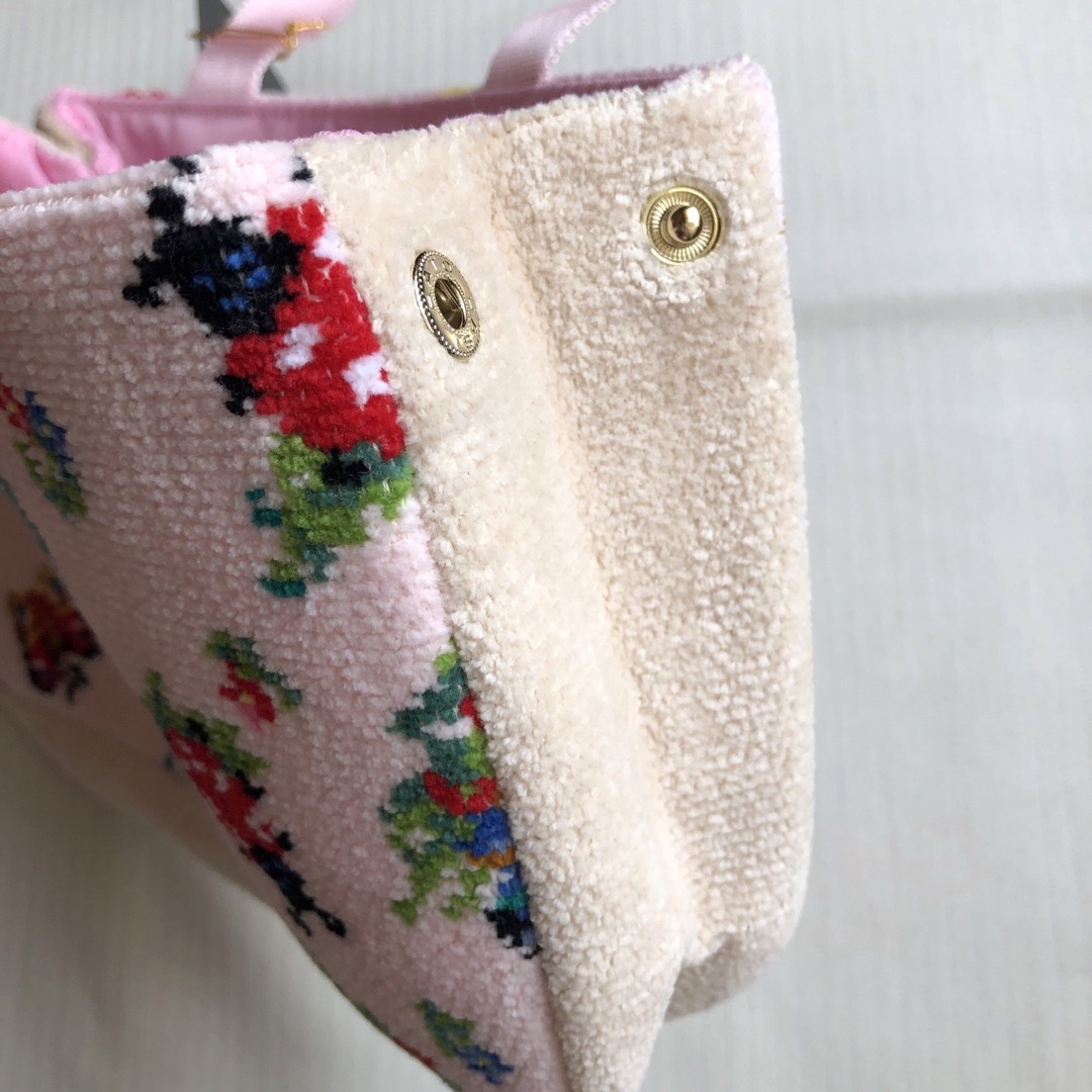FEILER - フェイラー ハイジ ピンク バッグインミニトートの通販 FEILER - フェイラー ハイジ ピンク バッグインミニトートの通販