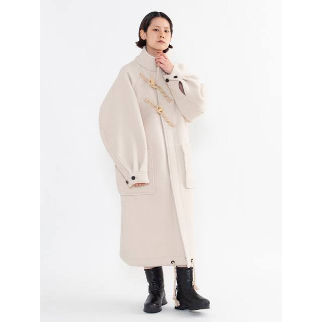 HYKE - 【hyke】DOUBLE FACE DUFFLE COATの通販 by あかつ's HYKE - 【hyke】DOUBLE FACE DUFFLE COATの通販 by あかつ's