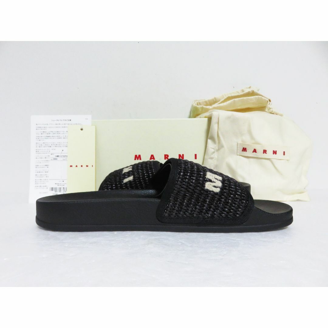 MARNI - 定価6.6万 新品 MARNI スライド サンダル 41 ブラック MARNI - 定価6.6万 新品 MARNI スライド サンダル 41 ブラック