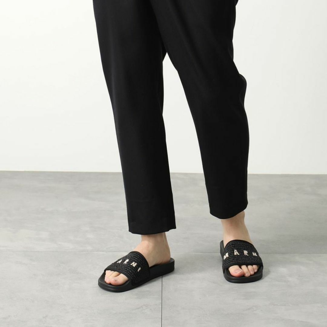 MARNI - 定価6.6万 新品 MARNI スライド サンダル 41 ブラック MARNI - 定価6.6万 新品 MARNI スライド サンダル 41 ブラック