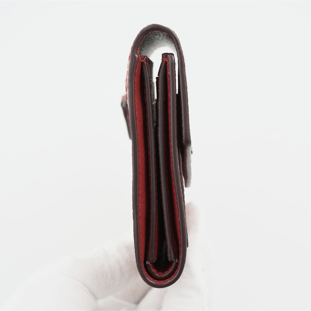 未使用に近い】COACH コーチ 財布 スモール ウォレット 58298レッド 未使用に近い】COACH コーチ 財布 スモール ウォレット 58298レッド