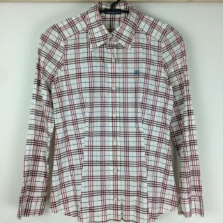 バーバリーブルーレーベル(BURBERRY BLUE LABEL)の美品 BURBERRY BLUE LABEL 長袖シャツ タータンチェック 38(シャツ/ブラウス(長袖/七分))