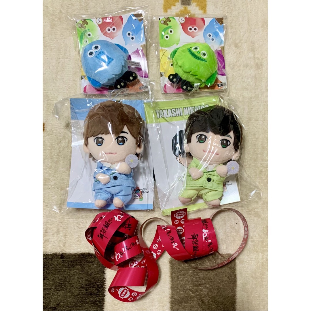Kis-My-Ft2(キスマイフットツー)のキスマイ ニカ千 ぬいぐるみセット(おまけつき) エンタメ/ホビーのタレントグッズ(アイドルグッズ)の商品写真