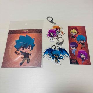遊戯王セブンス SEVENS アクリルキーホルダー シールセット ルーク ロミン