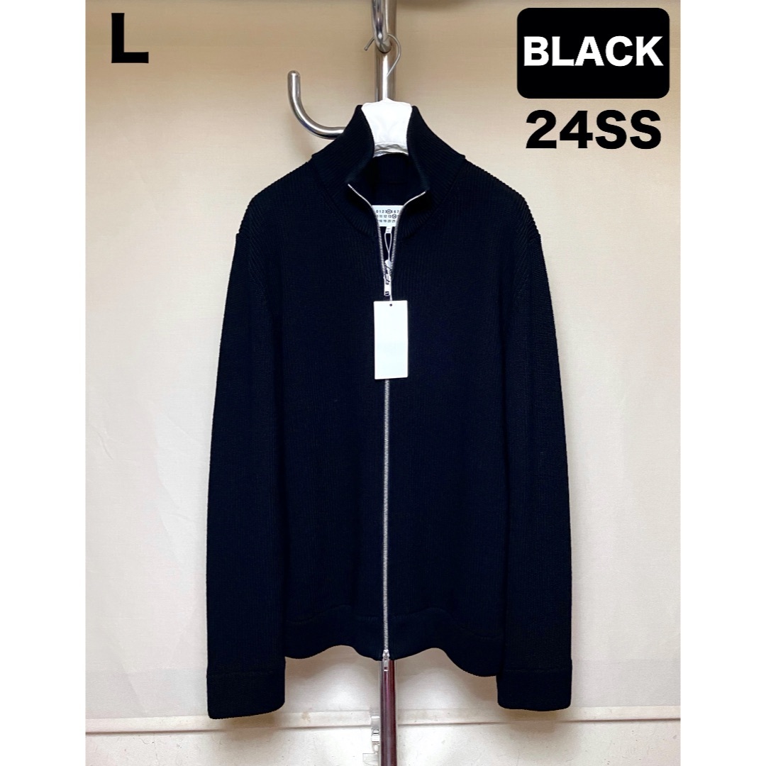 Maison Margiela（旧Maison Martin Margiela） - 新品 L 24ss マルジェラ ドライバーズニット 黒 6575