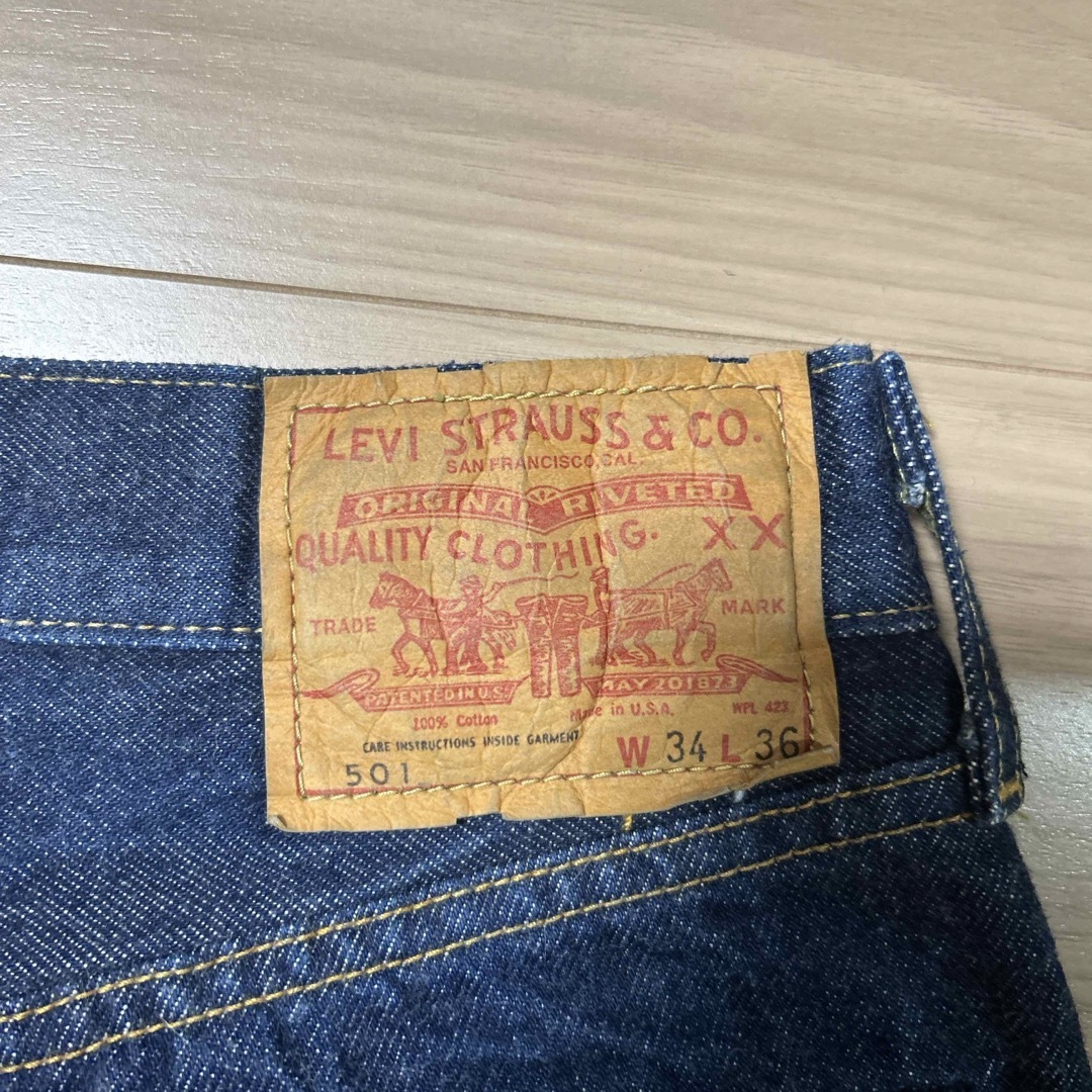 Levi's - Levi's リーバイス 501 BIG E デニム 赤耳 W34 L36の Levi's - Levi's リーバイス 501 BIG E デニム 赤耳 W34 L36の