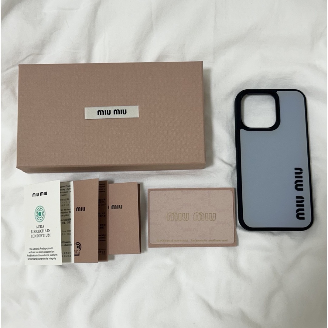 MIU MIU - miumiu スマホケース iPhone13Pro iPhone14Proの通販 MIU MIU - miumiu スマホケース iPhone13Pro iPhone14Proの通販