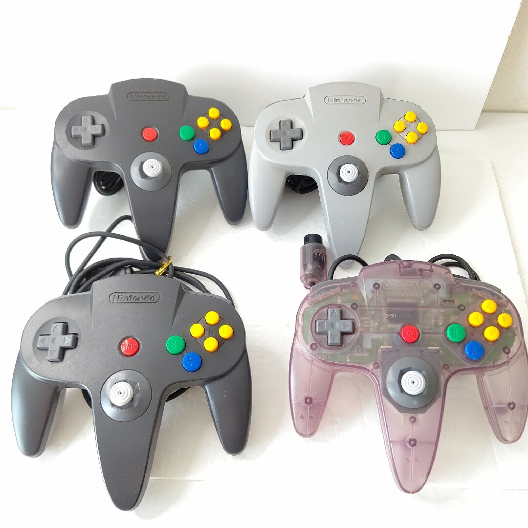 任天堂 - ニンテンドー64 コントローラー グレー ブラック 任天堂 - ニンテンドー64 コントローラー グレー ブラック