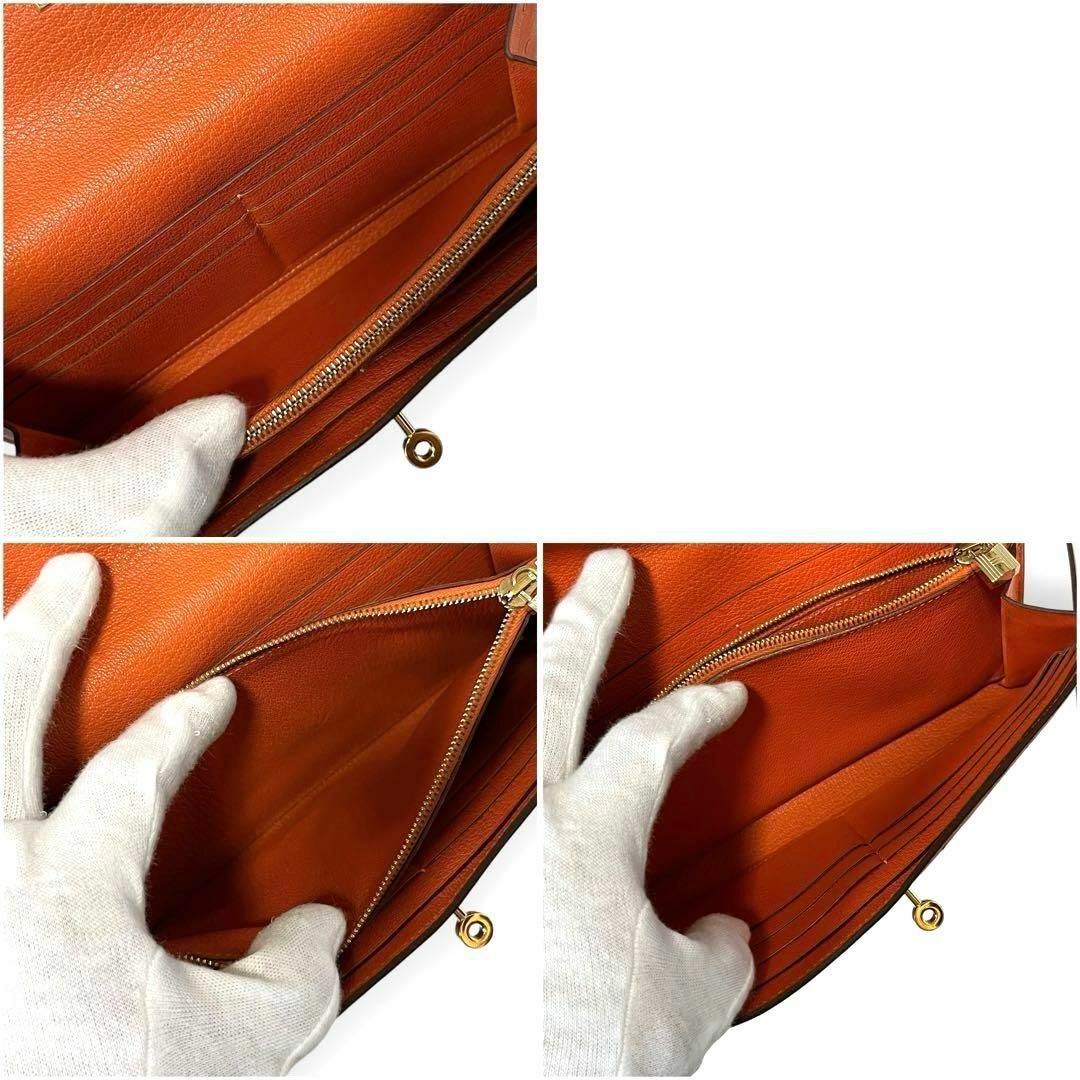 HERMES - 使用わずか エルメス オーストリッチ ケリーウォレット HERMES - 使用わずか エルメス オーストリッチ ケリーウォレット