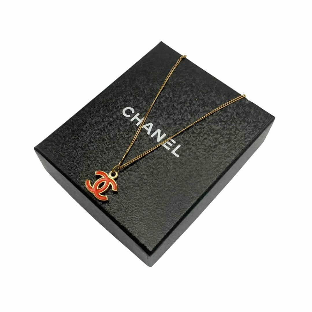 ⭐️美品⭐️ シャネル 04A ココマーク ネックレス オレンジ ⭐️美品⭐️ シャネル 04A ココマーク ネックレス オレンジ