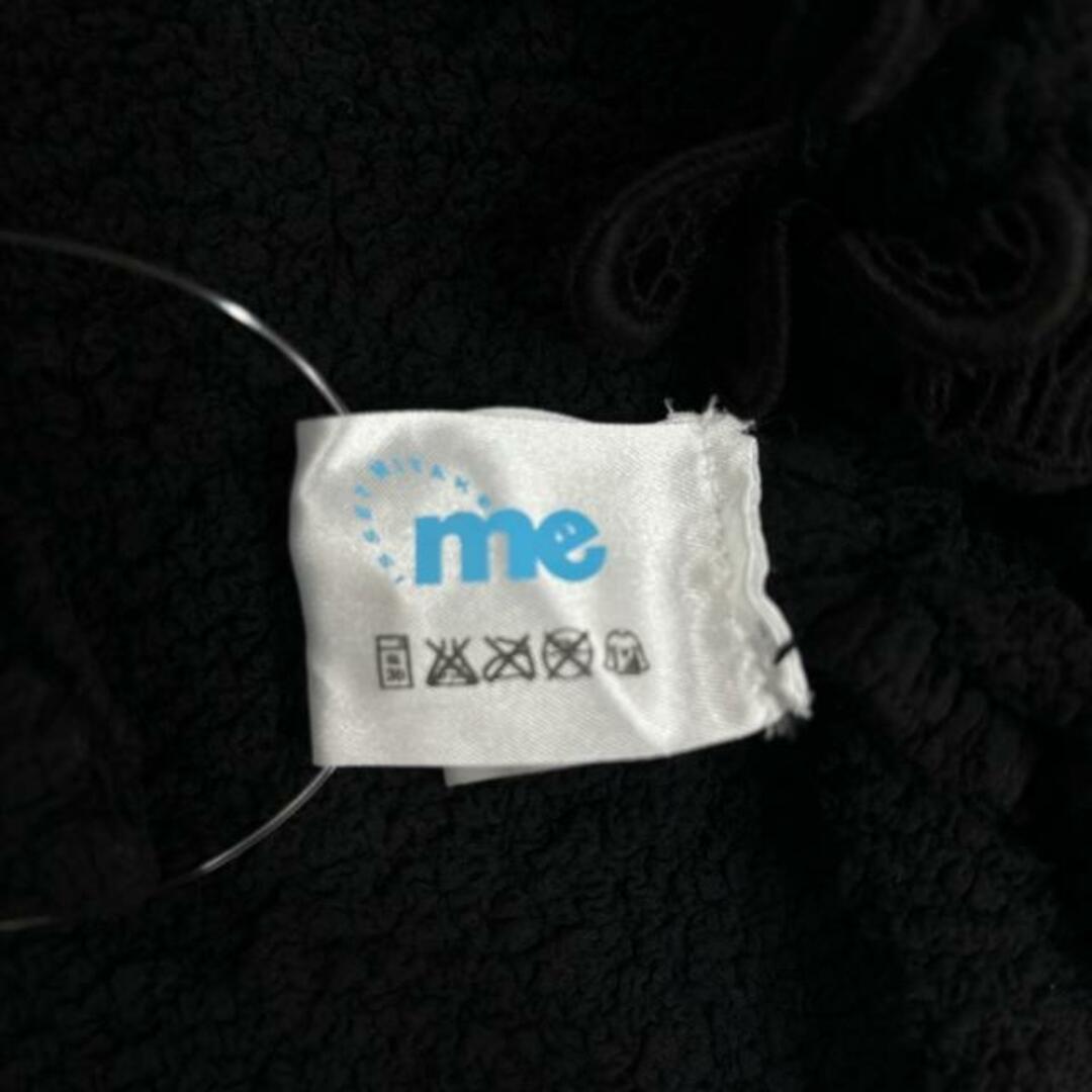 me(ミー/イッセイミヤケ) カーディガン レディース美品 - 黒 me(ミー/イッセイミヤケ) カーディガン レディース美品 - 黒