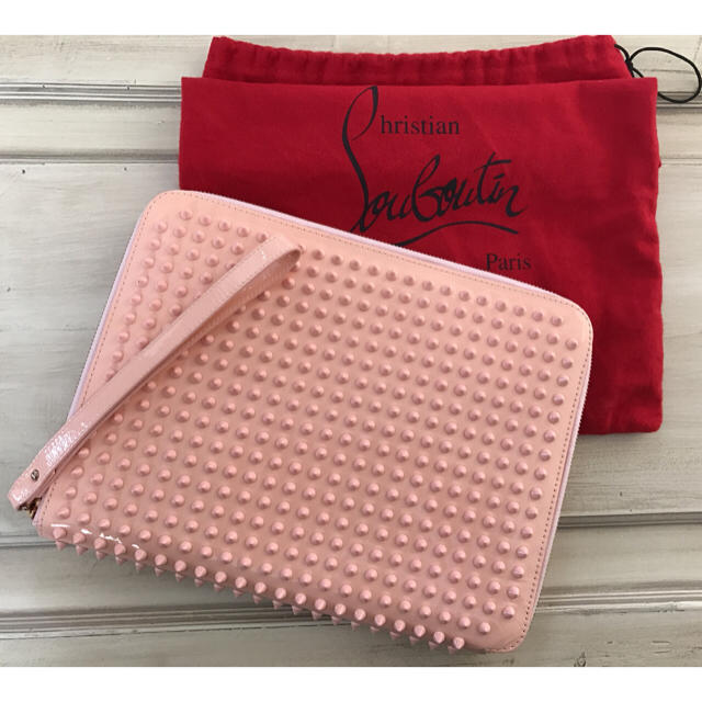 Christian Louboutin スパイク クラッチ iPad ケースバッグ - クラッチ ...