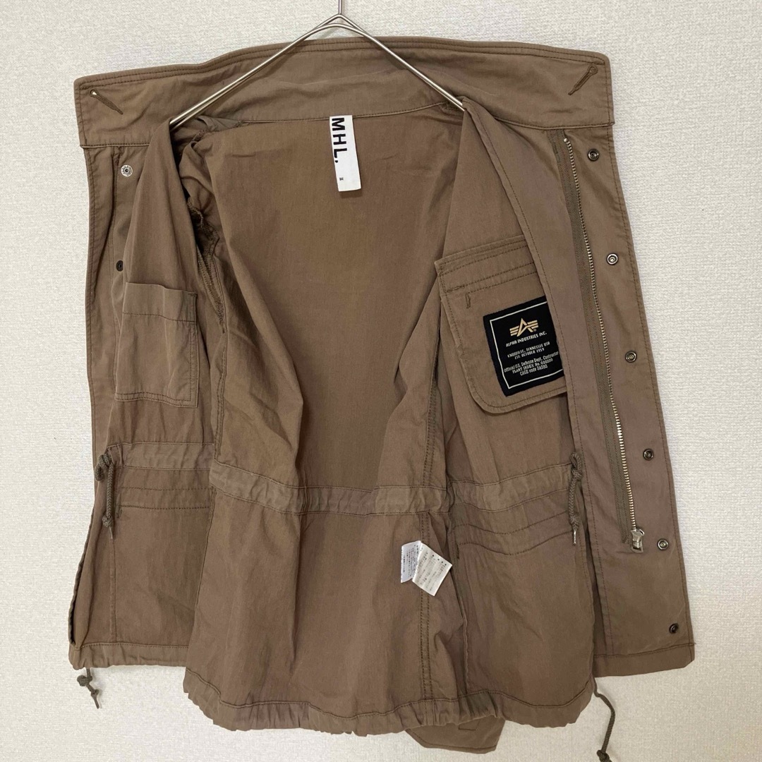 MHL. - MHL.×ALPHA INDUSTRIES ジャケット カーキ Ⅱの通販 by MHL. - MHL.×ALPHA INDUSTRIES ジャケット カーキ Ⅱの通販 by