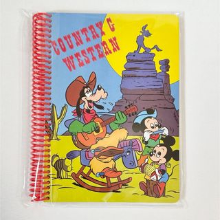 ディズニー(Disney)の<新品>レトロアートコレクション ウエスタン B6リングノート(キャラクターグッズ)