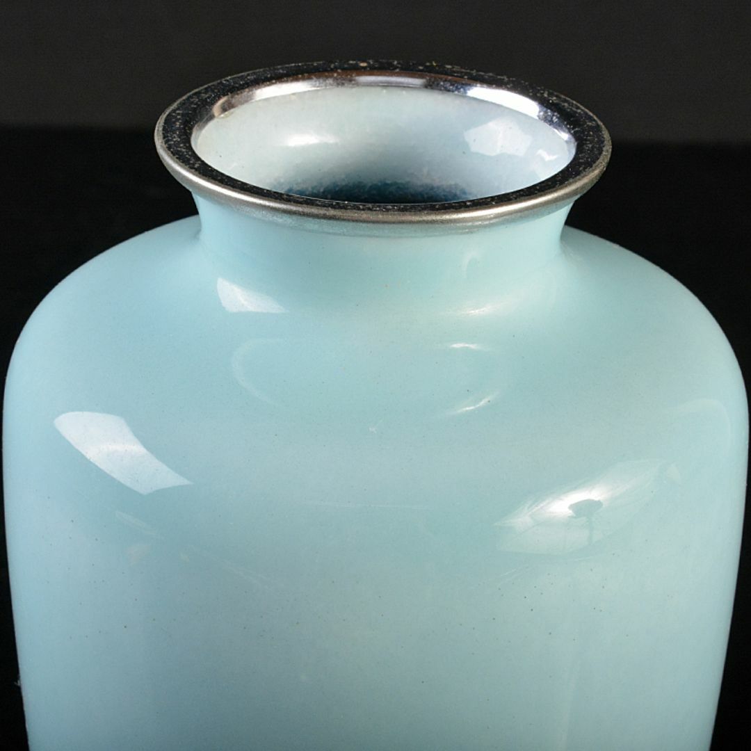 七宝焼 田村七宝工芸 花文瓶 M R7526 - 工芸品 七宝焼 田村七宝工芸 花文瓶 M R7526 - 工芸品