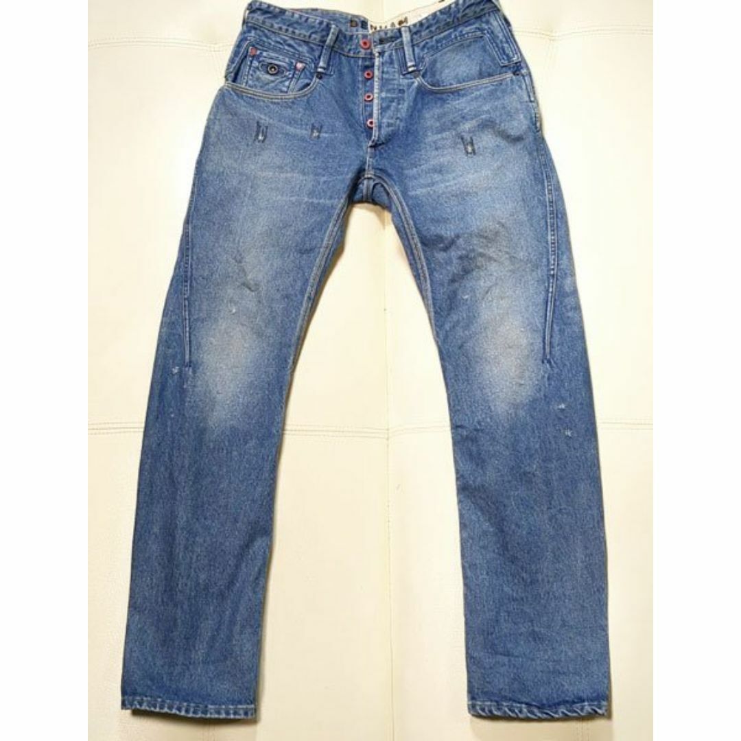 DENHAM - 限定 日本製 デンハム クロスバック 加工デニムパンツ DENHAM - 限定 日本製 デンハム クロスバック 加工デニムパンツ