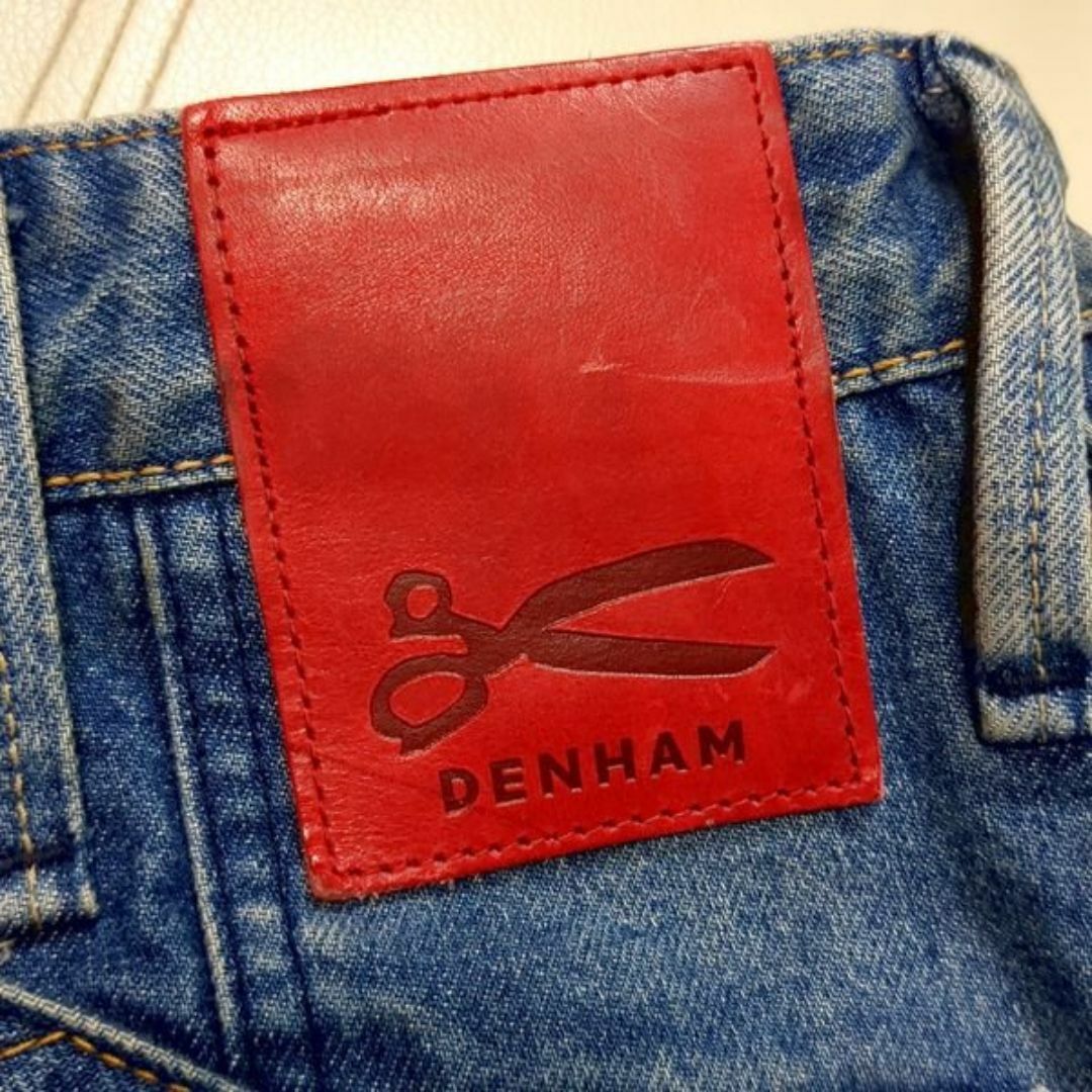 DENHAM - 限定 日本製 デンハム クロスバック 加工デニムパンツ DENHAM - 限定 日本製 デンハム クロスバック 加工デニムパンツ