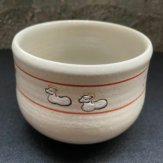 茶道茶碗　干支兎　赤茶碗　桂窯作　【新品未使用品】 3f857b659147a2c1b150410bd87756