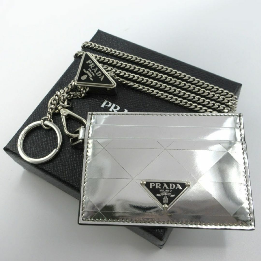 PRADA - 【新品】プラダ カードケース PRADA トライアングル PRADA - 【新品】プラダ カードケース PRADA トライアングル