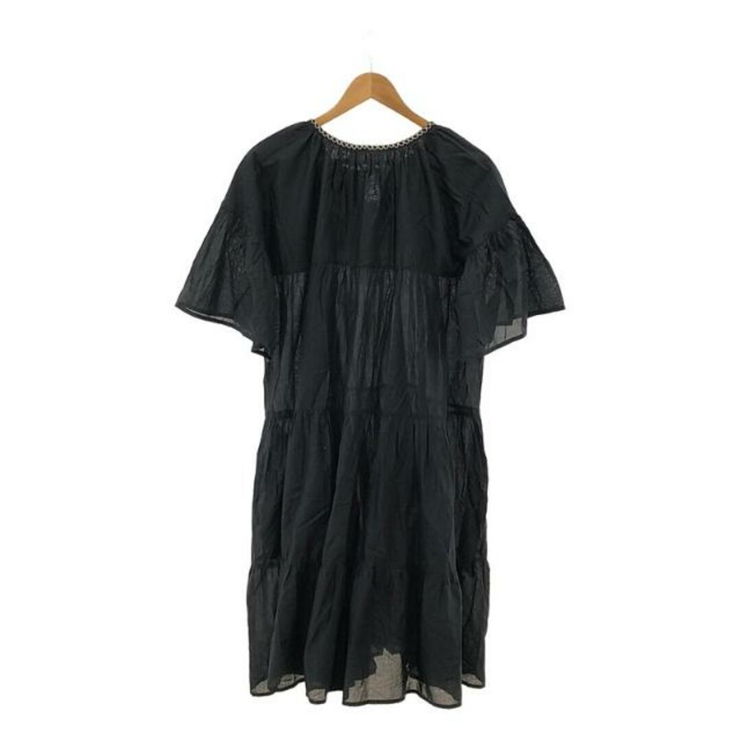 美品】マーレット ESSAOUIRA ロングワンピース ティアード むし 美品】マーレット ESSAOUIRA ロングワンピース ティアード むし