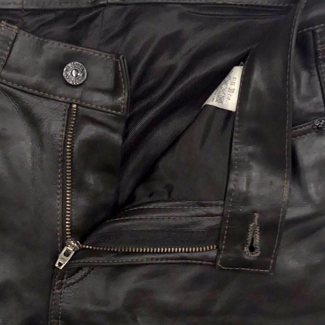 Levi's - リーバイス505 レザーパンツ 本革 黒 W30 革パンツ 本 Levi's - リーバイス505 レザーパンツ 本革 黒 W30 革パンツ 本