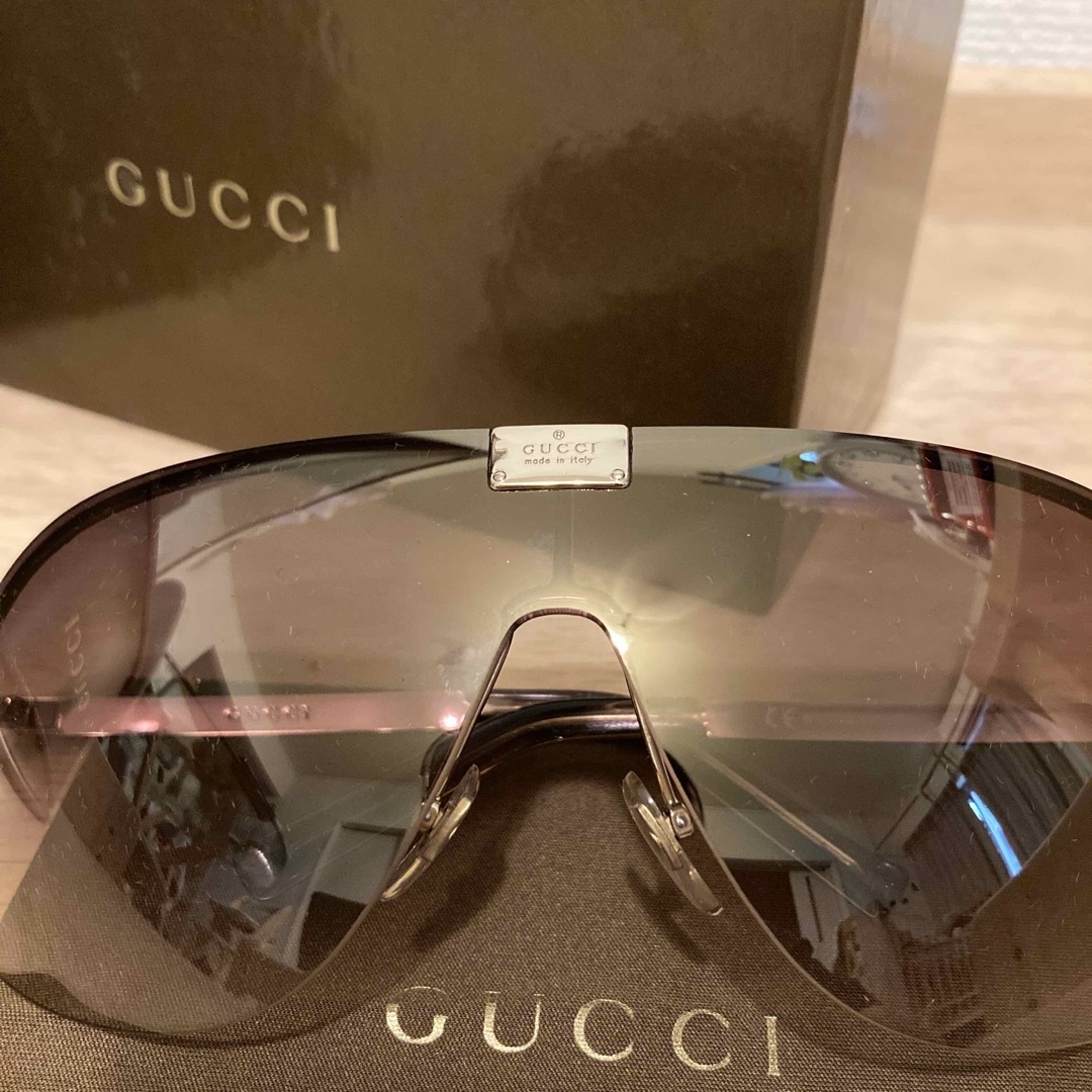 GUCCI - GUCCI サングラス ブラウン ケース、メガネ拭き付きの GUCCI - GUCCI サングラス ブラウン ケース、メガネ拭き付きの