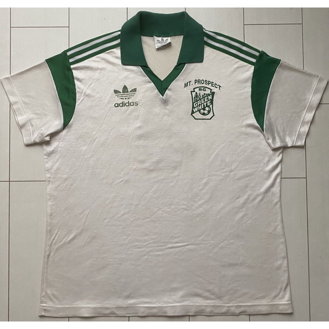 adidas - 80s 90s USA製 adidas ユニフォーム サッカー シャツ adidas - 80s 90s USA製 adidas ユニフォーム サッカー シャツ