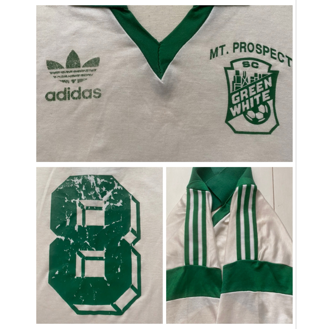 adidas - 80s 90s USA製 adidas ユニフォーム サッカー シャツ adidas - 80s 90s USA製 adidas ユニフォーム サッカー シャツ
