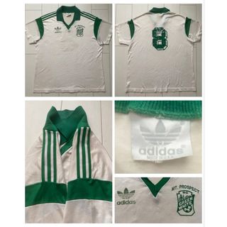 adidas - 80s 90s USA製 adidas ユニフォーム サッカー シャツ adidas - 80s 90s USA製 adidas ユニフォーム サッカー シャツ