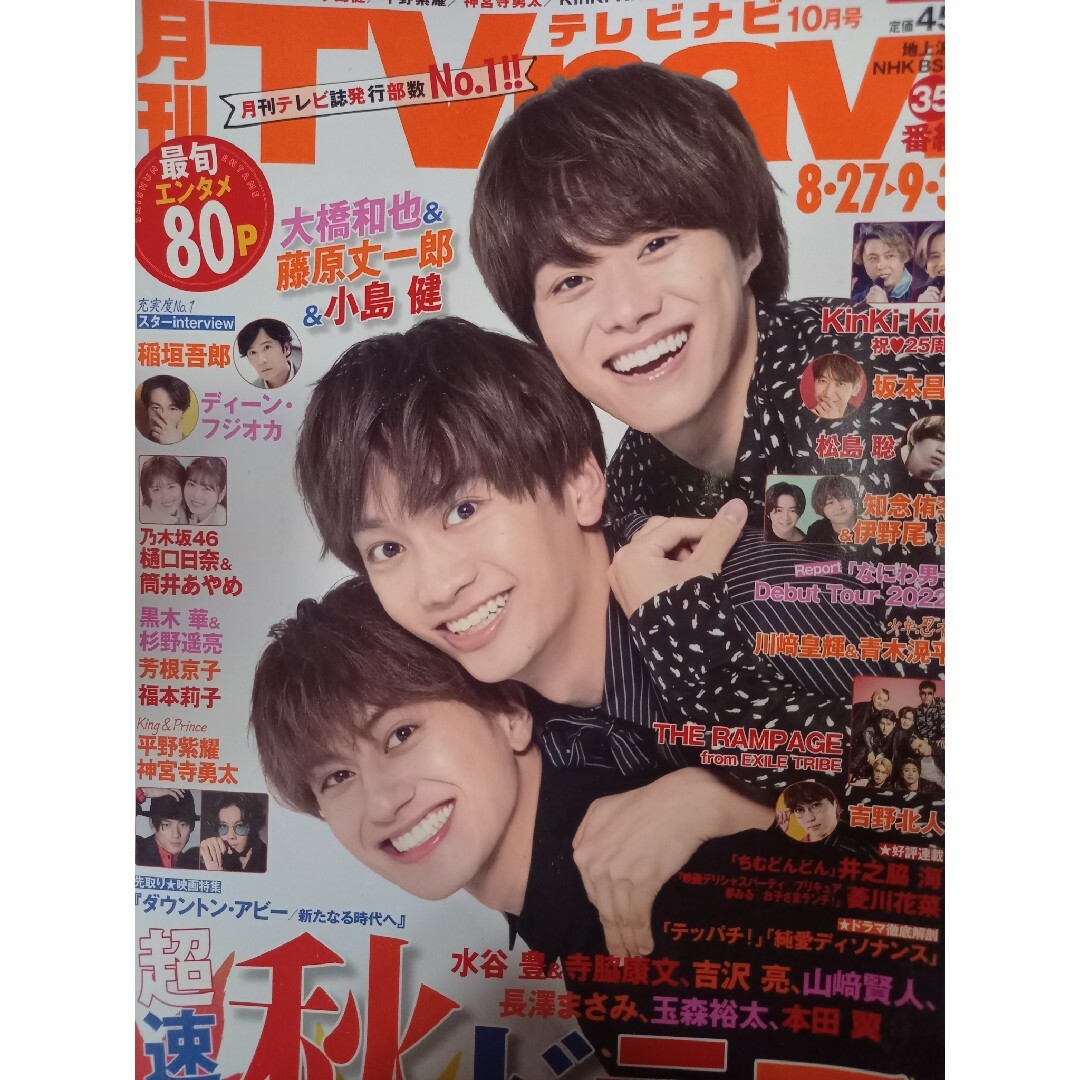 Johnny's(ジャニーズ)の月刊TVnavi エンタメ/ホビーの同人誌(アイドル)の商品写真