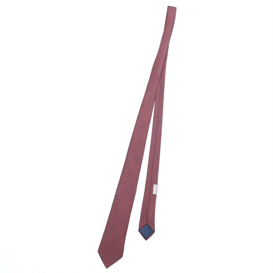 HERMES エルメス ネクタイ Hロゴ プリントタイ 幅7cm フランス製 HERMES エルメス ネクタイ Hロゴ プリントタイ 幅7cm フランス製