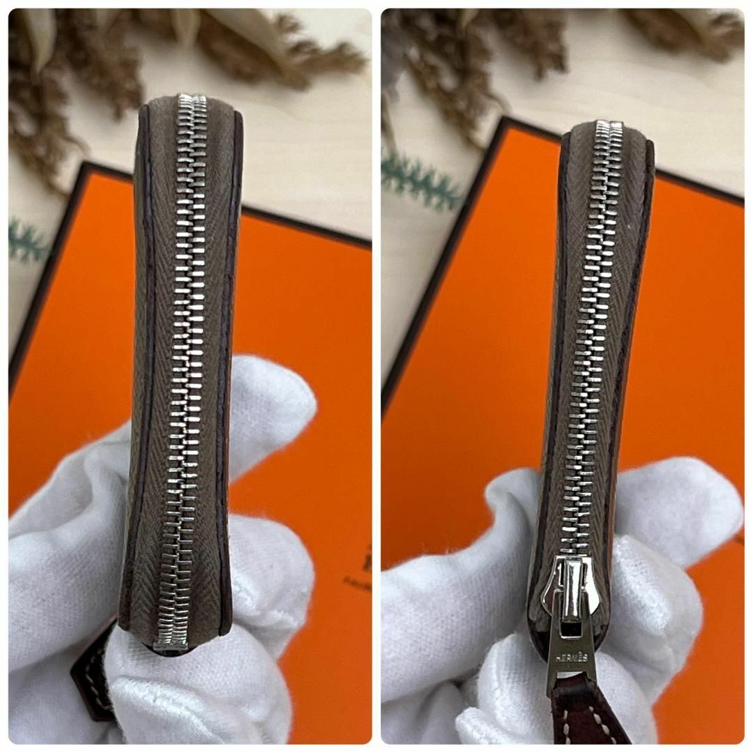 HERMES - HERMES エルメス アザップ シルクイン エトゥープ HERMES - HERMES エルメス アザップ シルクイン エトゥープ