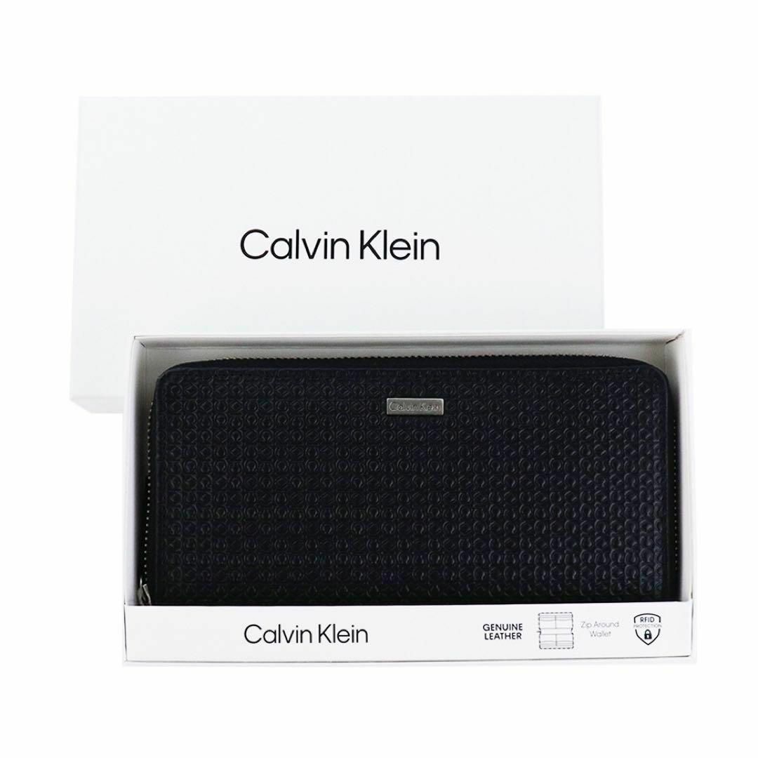 Calvin Klein - カルバンクライン ラウンドファスナー長財布 CK Calvin Klein - カルバンクライン ラウンドファスナー長財布 CK