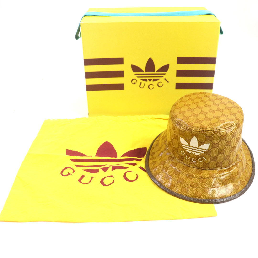 GUCCI - 極美品▽GUCCI グッチ adidas アディダス 696484 GG柄 GUCCI - 極美品▽GUCCI グッチ adidas アディダス 696484 GG柄