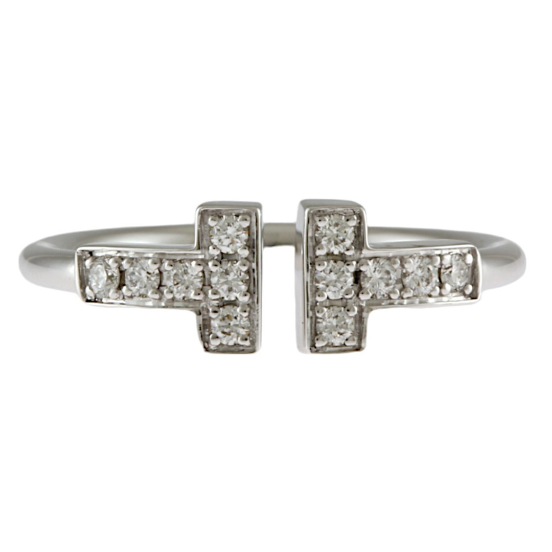 Tiffany & Co. - ティファニー Tワイヤー リング 指輪 8.5号 18 Tiffany & Co. - ティファニー Tワイヤー リング 指輪 8.5号 18