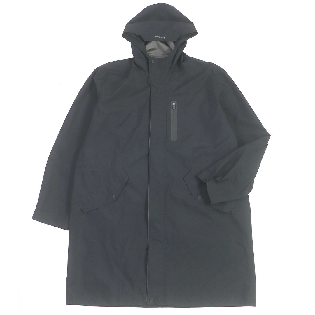HERNO - 美品□Herno ヘルノ 23SS PA00033UL Laminar GORE-TEX WZIP フーデッド ロングコート ブラック 52 ハンガー・ガーメント付き 正規品 メンズ