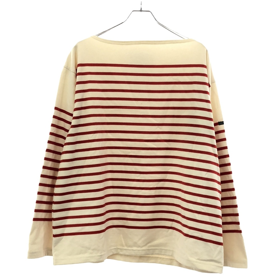 OUTIL ウティ TRICOT AAST ラッセルバスクシャツ エクリュ×レッド 0 OUTIL ウティ TRICOT AAST ラッセルバスクシャツ エクリュ×レッド 0