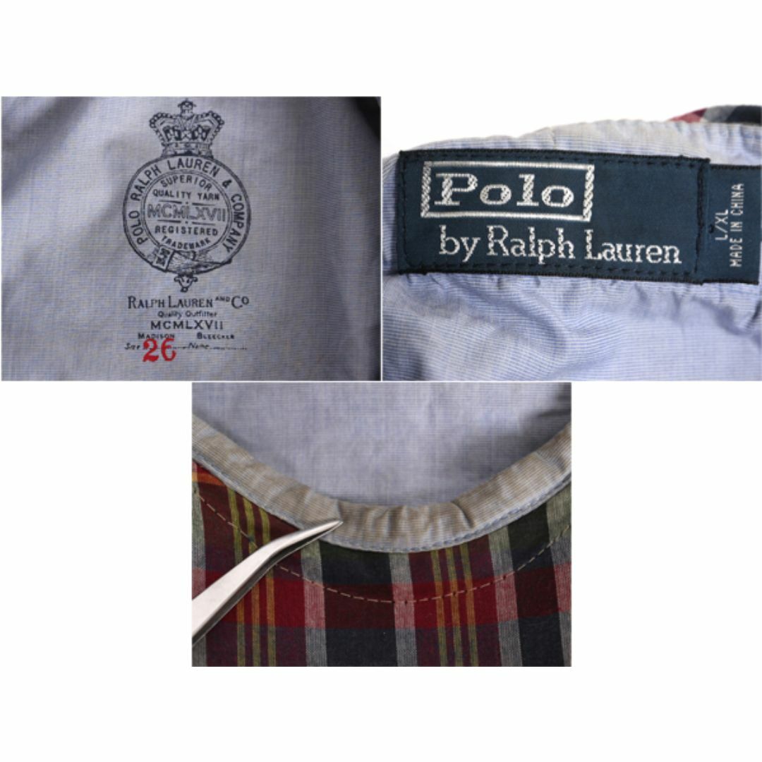 Ralph Lauren - 90s ポロ ラルフローレン マドラス チェック Ralph Lauren - 90s ポロ ラルフローレン マドラス チェック
