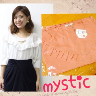 ミスティック(mystic)の新品 mystic＊フリルブラウス(シャツ/ブラウス(長袖/七分))