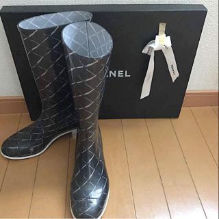 シャネル(CHANEL)のCHANELレインブーツ正規(レインブーツ/長靴)