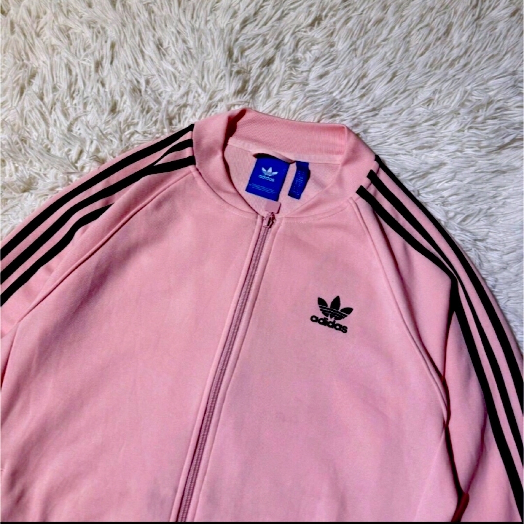 adidas - ☆adidasトラックジャケット☆ATPピンクXL刺繍希少の adidas - ☆adidasトラックジャケット☆ATPピンクXL刺繍希少の