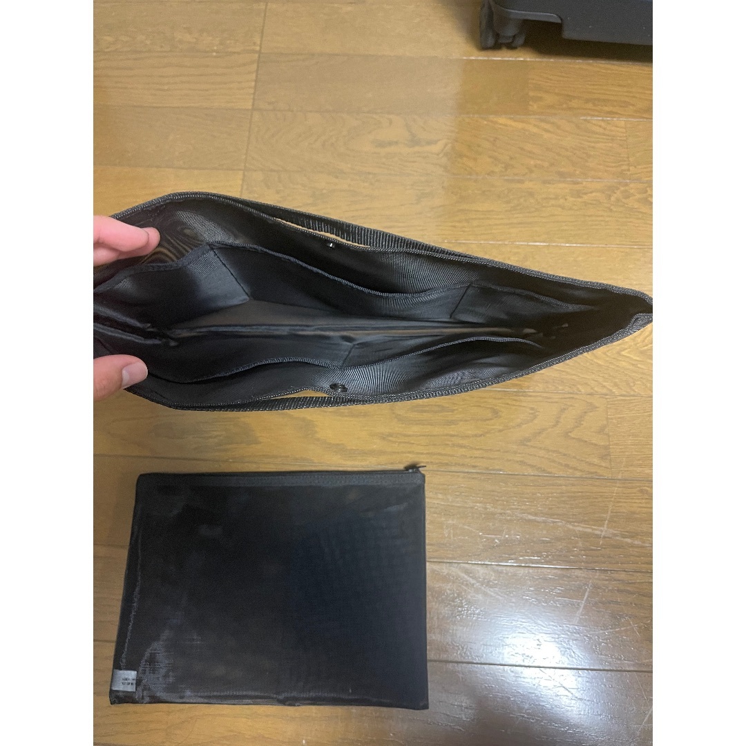 MUJI (無印良品)(ムジルシリョウヒン)のナイロンメッシュバックインバック、書類ケース レディースのバッグ(トートバッグ)の商品写真