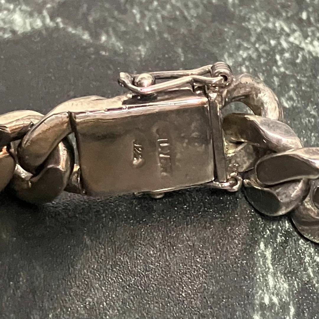 ビンテージ シルバー925 IDブレスレット ヴィンテージ 喜平の ビンテージ シルバー925 IDブレスレット ヴィンテージ 喜平の