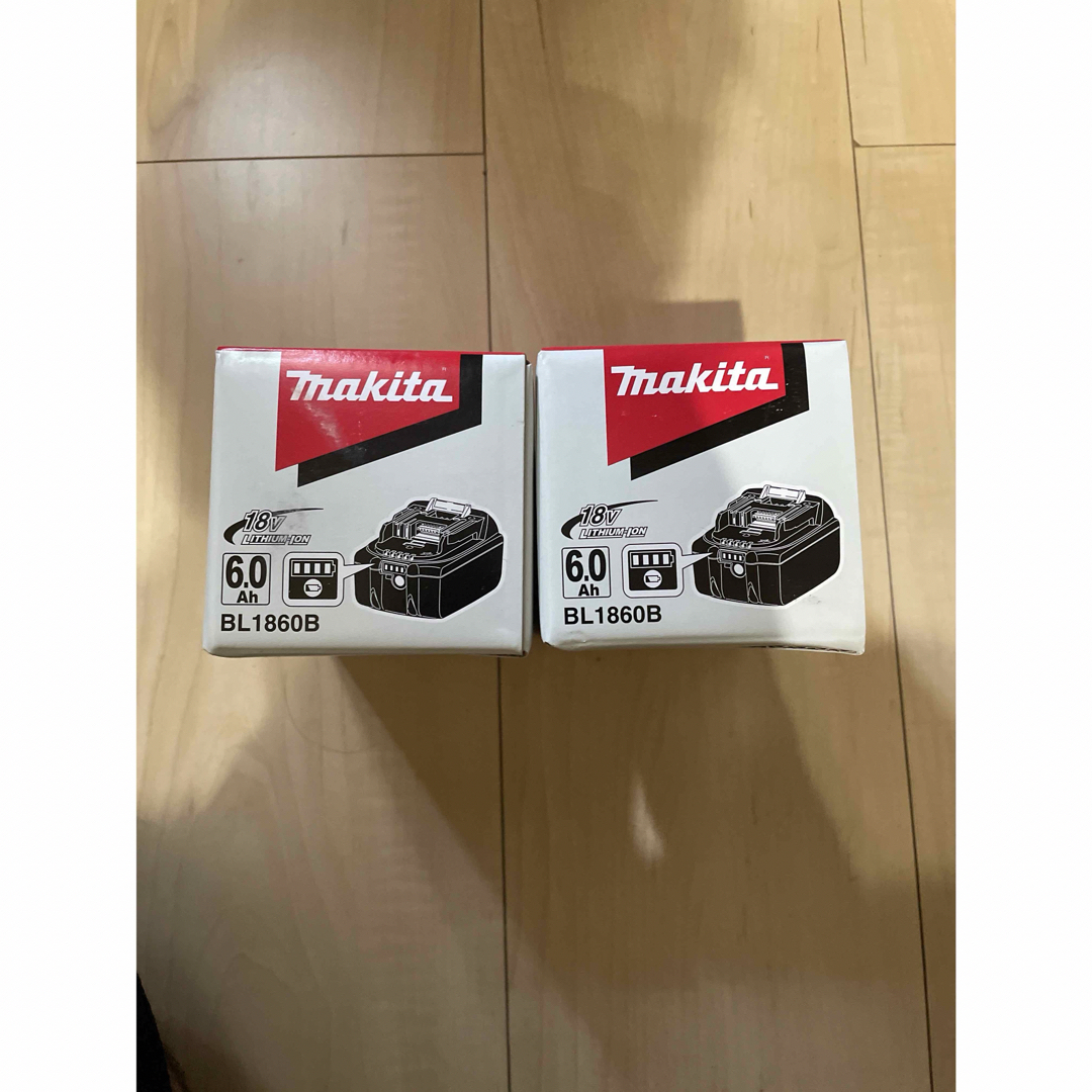 マキタ 電動工具 18V 高容量6.0Ah スライド式バッテリー 2個セット マキタ 電動工具 18V 高容量6.0Ah スライド式バッテリー 2個セット