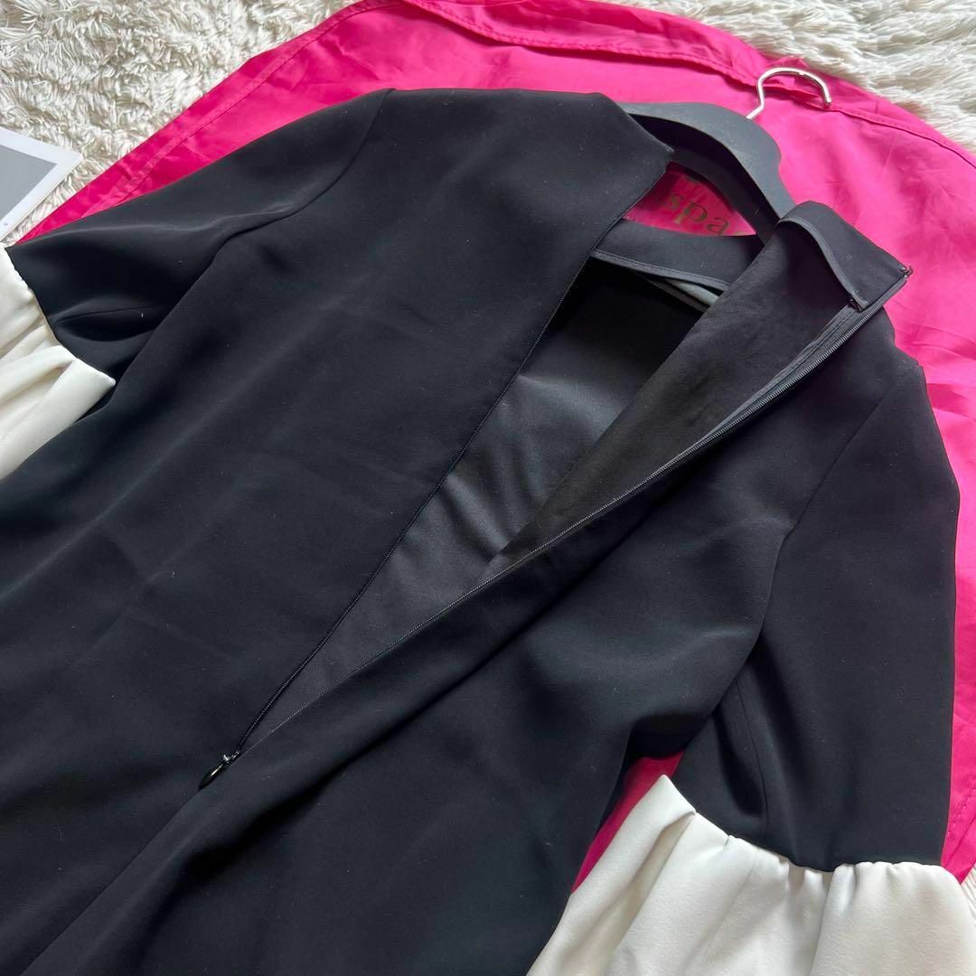 YOKO CHAN - 【美品】YOKO CHAN 膝丈ワンピース バイカラー YOKO CHAN - 【美品】YOKO CHAN 膝丈ワンピース バイカラー